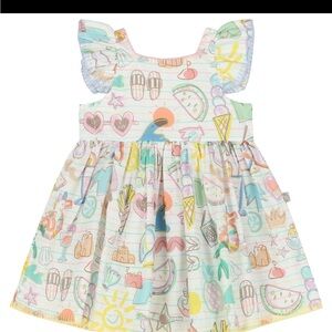 NWT Stella McCartney kids summer doodle dress